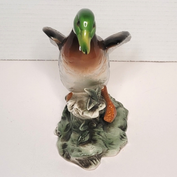 Bird Collection by JSC Mallard Duck 129 Vintage Statue Japan Shafford Excellent - Picture 3 of 13